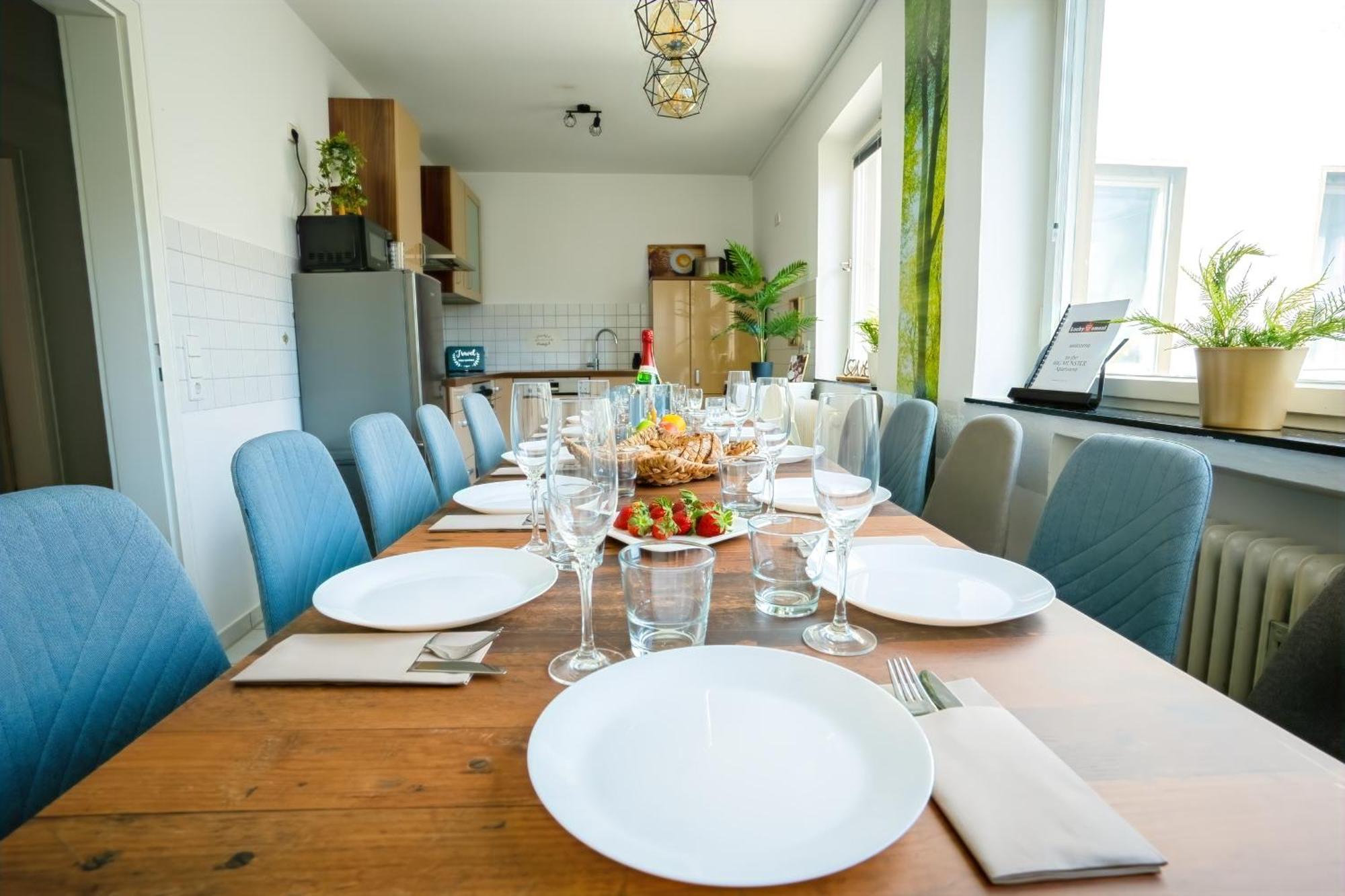 Apartment The Big Muenster Fuer Bis Zu 12, Whirlpool, Sauna, Zentral, Tischfussball, Balkon, Gasgrill Ulm